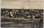 AK Grimma in Sachsen Ortsansicht mit Kirche 1956