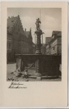 VERKAUFT !!!   AK Foto Hildesheim Rolandbrunnen mit Kindern Tauben 1930