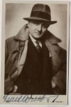 VERKAUFT !!!   AK Foto Schauspieler Komponist Ernst Arnold mit Hut und Autogramm 1930