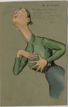 Künstler-AK Oh, je t'aime ! Frau verliebt 1911