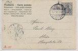 AK Frau mit Kleid und Rose im Haar 1902