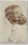 VERKAUFT !!!   AK Frau mit Kette Seitenansicht 1905