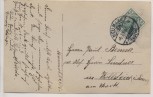 AK Foto Frau mit großem Hut 1908