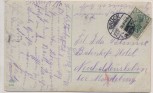 AK Foto Frau mit Kopftuch Blume in Bluse 1915