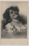 VERKAUFT !!!   AK Frau mit Perlenkette E. Roberts Depose No. 6072 1910