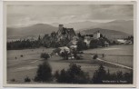 AK Foto Weißenstein bei Regen Ortsansicht mit Ruine 1940