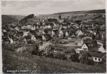 AK Foto Waldenbuch b. Stuttgart Ortsansicht mit Kirche 1956