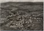 VERKAUFT !!!   AK Foto Schöllkrippen Luftbild Ortsansicht Spessart 1973
