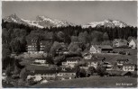 AK Foto Bad Kohlgrub Ortsansicht mit Teufelstättkopf Laubeneck Hennenkopf 1970