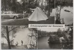 AK Foto Mehrbild Gommern Erholungsgebiet Zeltplatz 1981