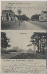 AK Gruss aus Friedrichsthal ( Mark ) Konditorei Cafe Carl Haase Dorfstrasse b. Oranienburg 1907 RAR