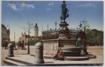 AK Leipzig Mägdebrunnen am Roßplatz mit Kindern Feldpost 1917