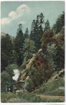 AK Höllental Partie bei der Posthalde mit Zug b. Breitnau 1910