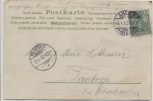 Künstler-AK Kind mit Schneebällen und Hund Mops Verlag Wartenberg Frankfurt Jugendstil 1902