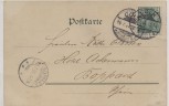 Künstler-AK Frau mit Schirm Mann im Anzug Jugendstil 1901